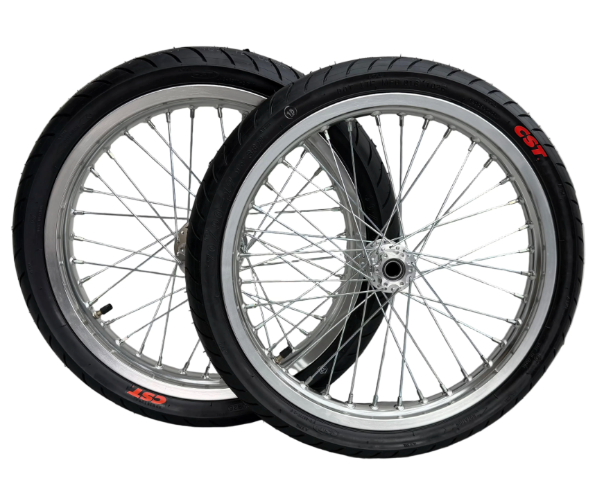 BTXparts-Surron LBX/Eride Chrome Supermoto Wheels